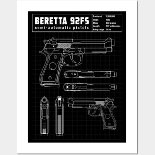 BARETTA 92FS Posters and Art